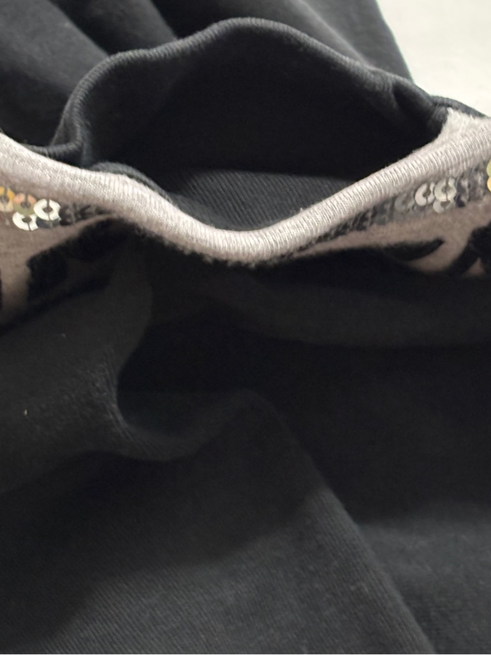 PINK Victoria’s Secret Yoga Leggings Black Logo Waist Cropped Stretch M W/Pocket - Picture 7 of 11